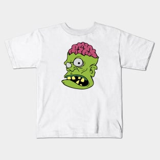 Zumbi  face Kids T-Shirt